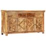 Sideboard with 4 Drawers 160x40x85 cm Solid Mango Wood Image 10
