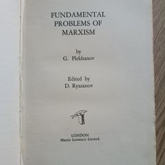 The Fundamental Problems with Marxism 1929 by G Plekhanov in good used condition with all pages intact hardback see all photos FREE STANDARD POSTAGE INCLUDED