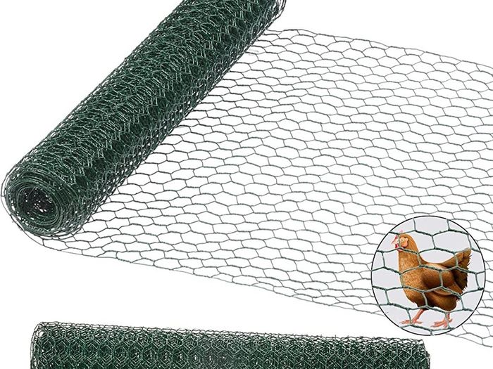 3mX0.4m Chicken Wire Mesh Roll,Chicken Wire Fence 25mm Hole Size,Strong Galvanized Wire Mesh Fence,Fine Mesh Garden Fence for DIY Craft Poultry Pet Rabbit Chicken Fence (FREE POSTAGE)