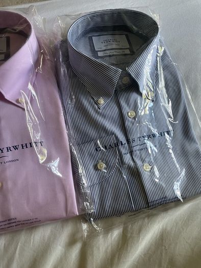 New Charles Tyrwhitt shirts non iron classic style. Size XL.