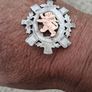 Chester Sterling Silver & 9k Rose Gold Fob(10 grams) Image 5
