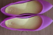 Summer Purple Court Crocs (Size:4)