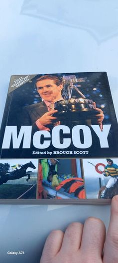 Tony McCoy's signed book, 20 times champion jockey, legend of a jockey in horse racing ,,collectors item.