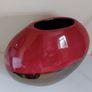 Blood Red Sunset Ceramic Vase Image 4