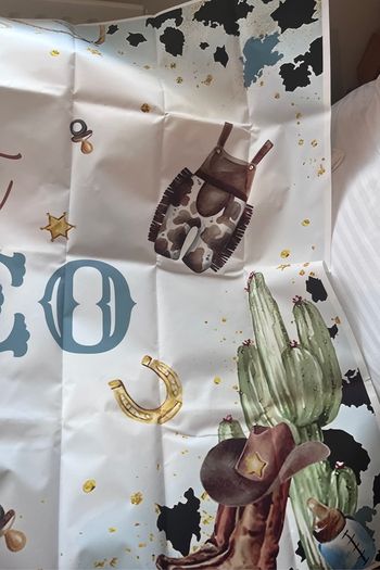 My first rodeo large birthday backdrop