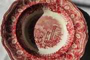 Antique ceramic serving dish