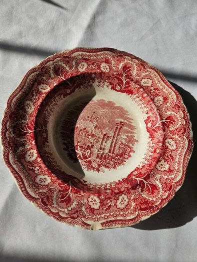Antique ceramic serving dish