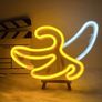 LED Banana Neon Light for Home Decor Battery&USB Operated 28.5cm x 19.5cm x 2cm Image 3