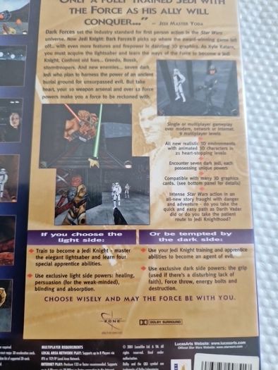 Star Wars Jedi Knight Pc Cd Rom Games Original
