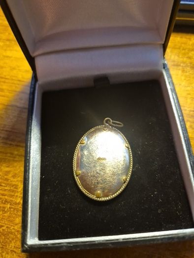 Antique Photo Locket with Engravement. WW1 Militaria
