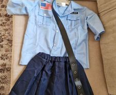 Police Halloween Costume 9-12 yrs