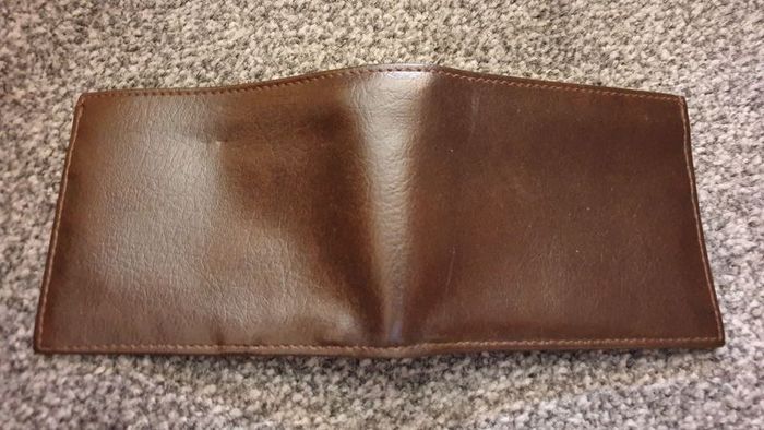 brown wallet