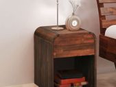 Nightstand 41.5x42x52 cm Solid Acacia Wood