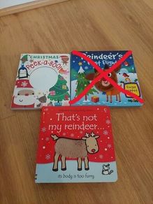 Toddler Christmas books (various titles)