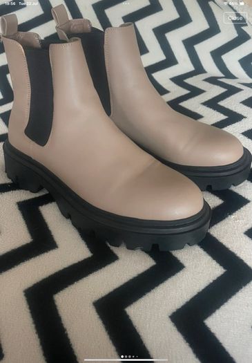 Size 39 ankle boot primark beige Chelsea boots