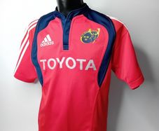 Munster Rugby Adidas 2007 Home Jersey Small - Rare Retro Rugby Shirt
