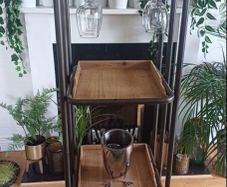 Rustic Drinks Rack