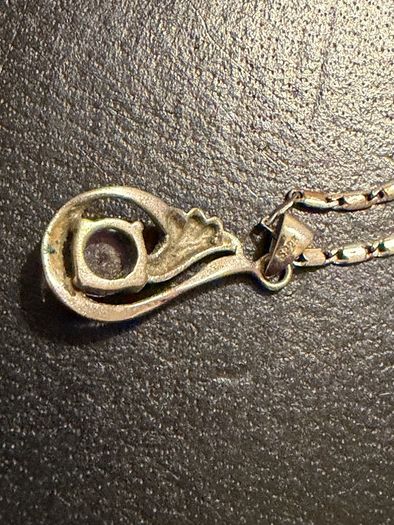 silver necklace