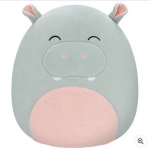 Squishmallows 30 cm Harrison Grey Hippo Soft Plush