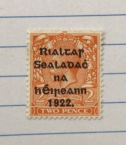 Ireland Thom Overprint Feb 1922 2d Orange