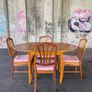 mid century dining danish vintage retro teak Image 5