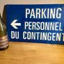 French embossed instruction sign. Image 8