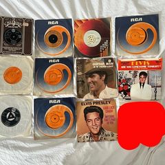 11x Elvis Presley 7" singles