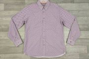 Ted Baker Button Down Patterned Shirt Mens Large