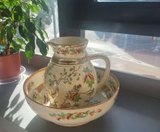 Antique jug and basin