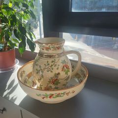 Antique jug and basin