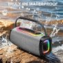 Matast A6 Portable Bluetooth 5.3, 24W Speaker with Colors, 66mm Speaker Diameter, IP-X6 Waterproof Wireless with RGB Multi-Color Rhythm Lights for Home/Outdoor/Party Use Image 7