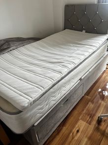 Single bed with 2 mattress