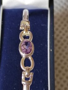 Sterling silver bangle bracelet