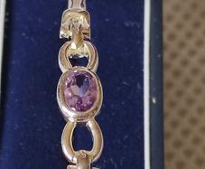 Sterling silver bangle bracelet