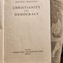 Christianity And Democracy.  By Jacques Maritain.1945 First Edition Hardback In Good Condition. See Photos For Same. Image 9