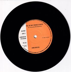 Ann Breen Pal Of My Cradle Days Irish Pressing Single 1981
