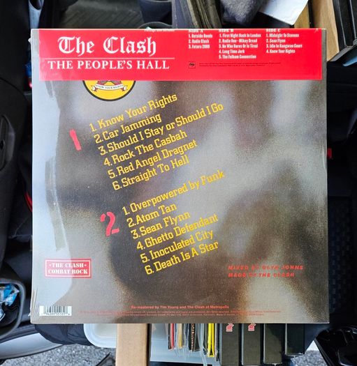 The Clash "Combat Rock + The People's Hall" 3x Sealed Vinyl Album