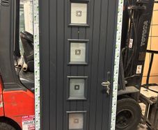 Anthracite on white Composite Door