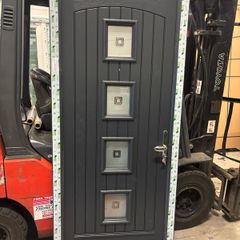 Anthracite on white Composite Door