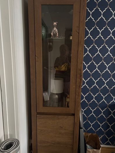 Shelved display cabinet
