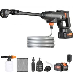 High Pressure Cordless Washer Cleaner Portable Water Spray Car Gun 580 PSI