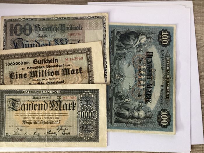banknotes Bayern