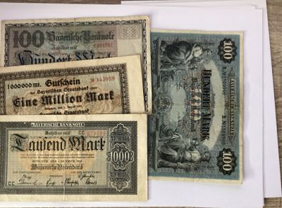 banknotes Bayern