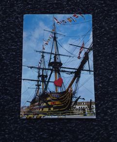 H.M.S. Victory - King Size Postcard