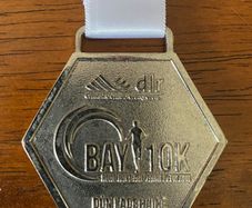 2017 Dun Laoghaire-Rathdown 10k Finishers Medal