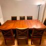 Dining table and 8 chairs Image 4