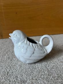 Meadows and Byrne Ceramic Bird Shaped Creamer