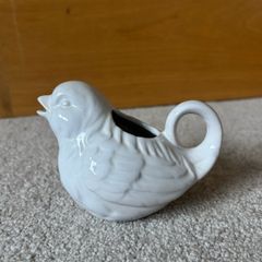 Meadows and Byrne Ceramic Bird Shaped Creamer