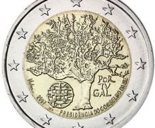 Portugal 2 Euro Commemorative Coin 2007 - Presidency of the Council of the EU. Uncirculated.