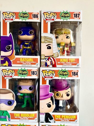 Batman 1966 Retro Funko - 10 Pop Lot